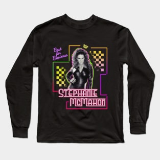 "Best for Business" Stephanie McMahon Retro Long Sleeve T-Shirt